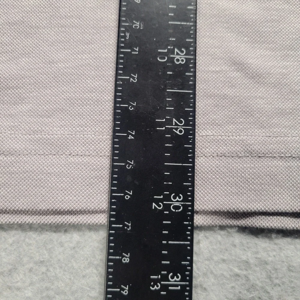 Travis Matthew Mens XL Grey Pima Cotton Blend Short Sleeve Golf Polo Shirt - Picture 5 of 10
